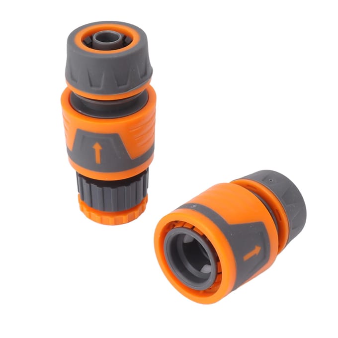Tuinslang Connector Schakelaar Klep Snelkoppeling Waterleiding Fittingen voor Tuin gray