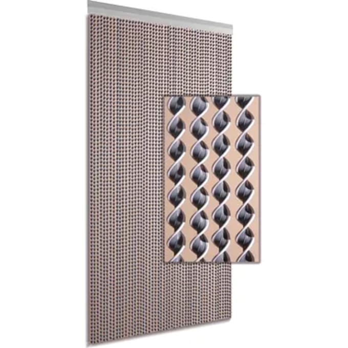 Degor Vliegengordijn Nova - 90x210cm - Grijs/wit - Huisdiervriendelijk