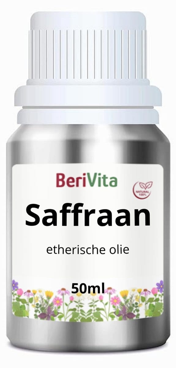 Saffraanolie 50ml - Pure Etherische Olie van Saffraan Bloemen - Safraan, Saffron, Crocus sativus Oil