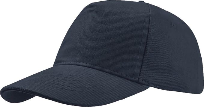 Atlantis Liberty Five Buckle Heavy Brush Cotton 5 Panel Cap (Marine)