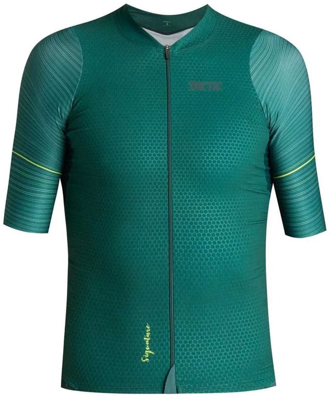 Tactic Signature Korte Mouw Wielertrui Groen L Man