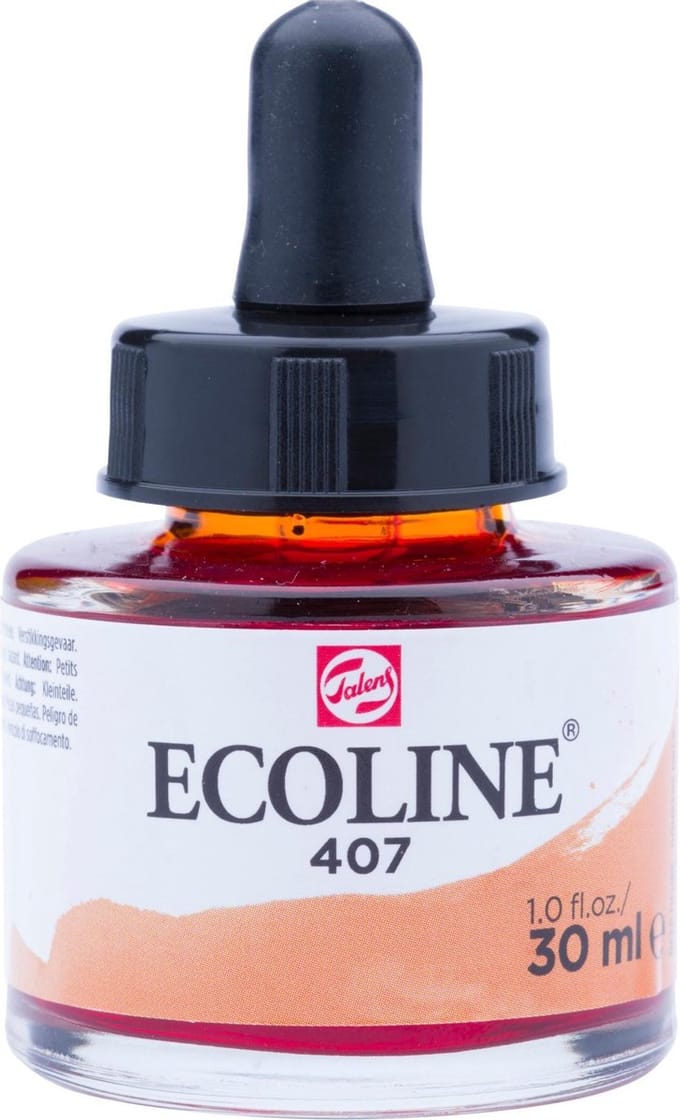 Aquarelverf - Waterverf - #407 Donkere Oker - Ecoline Talens - 30ml
