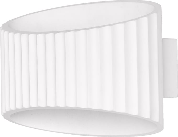 LEDVANCE Decor Plaster Band Wandlamp 255 1XE27 Wit