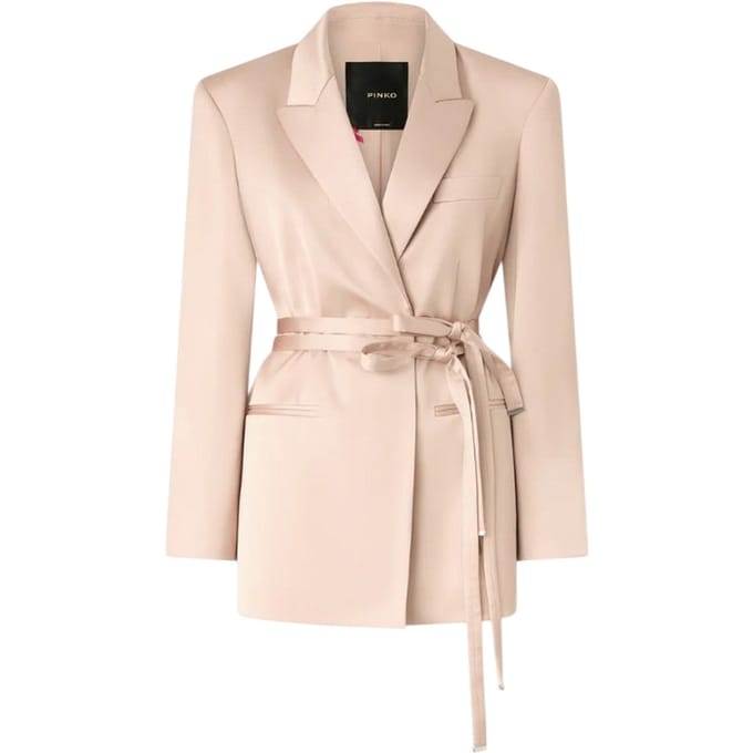 Pinko verkrachting satijn jasje ss26