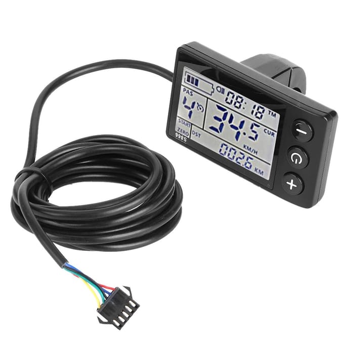 Panneau d'affichage LCD étanche pour contrôleur de moteur de trottinette gray