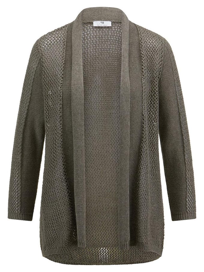 Vest 3/4-mouwen Van Peter Hahn beige