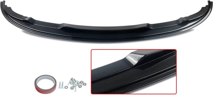 Voorbumper - Voor BMW 3-Serie E90/E91 LCI - Auto accessoires - Upper splitter lip - Carbon Painted - M stijl