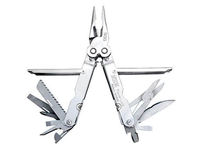 SOG Knives PowerLock Clampack Zakmes - Zilver kleurig