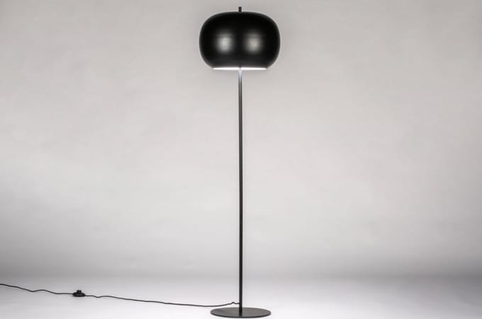 Lumidora Vloerlamp 73813 - SNOOPY - 2 Lichts - E27 - Zwart - Metaal - ⌀ 40 cm