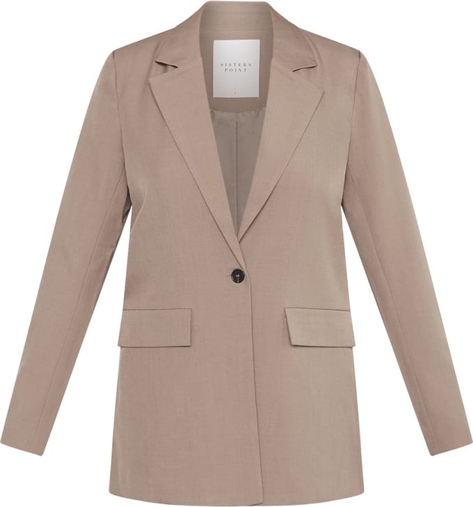 SISTERS POINT Viksa-bl - Dames Blazer - D.sand mel - Maat S