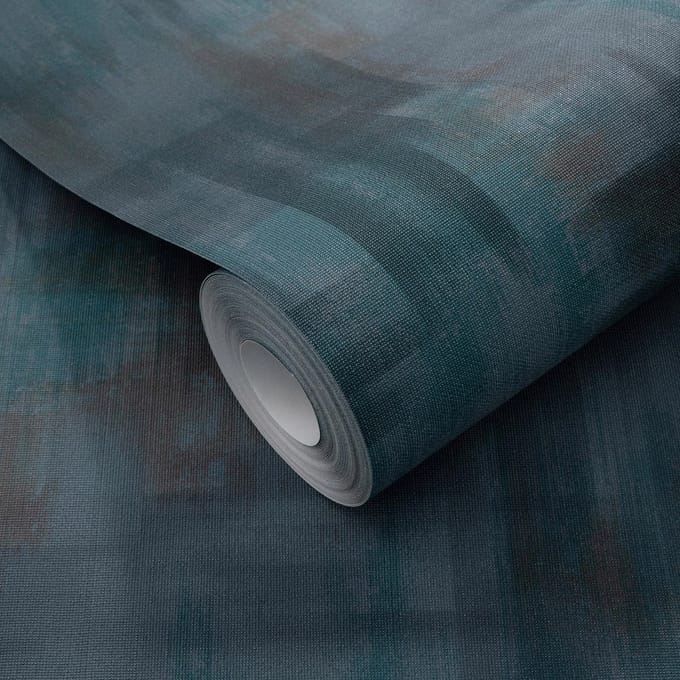 Erismann Vinylbehang 10480-08 - Elysium - Abstract Turquoise - 53cm x 10.05m