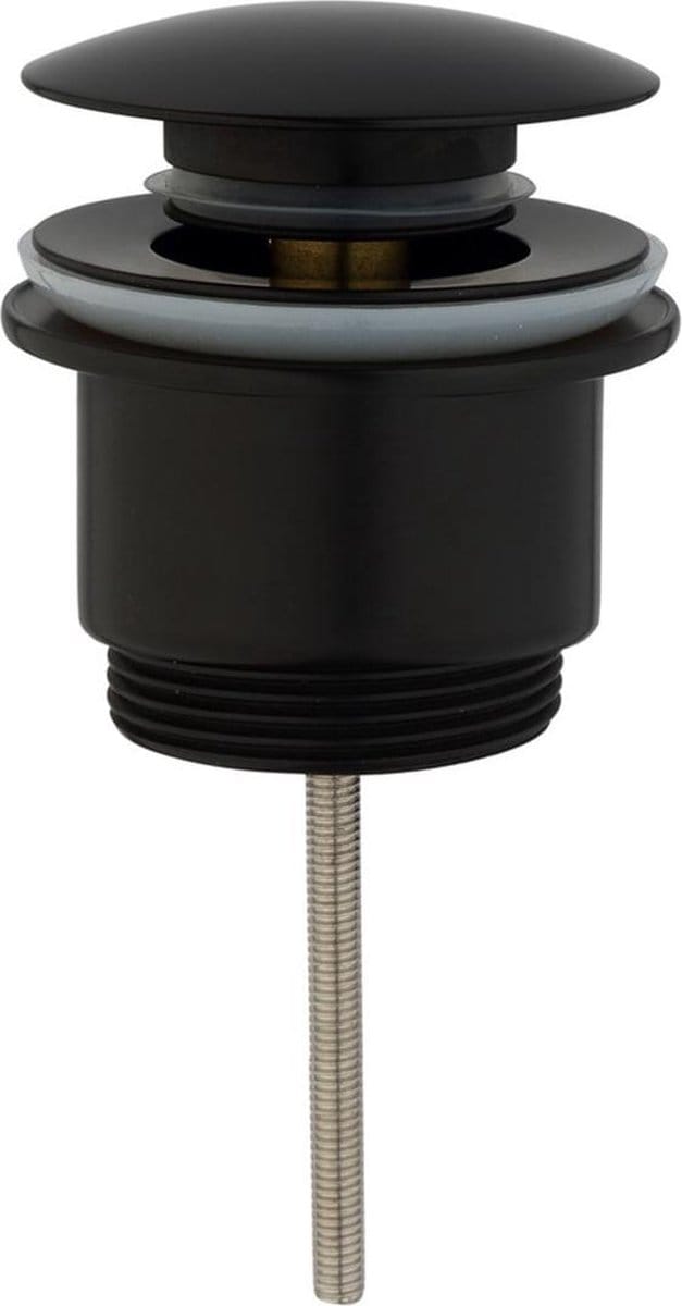 Diamond Line - Afvoerplug Zwart - Clickwaste - Ø 63mm