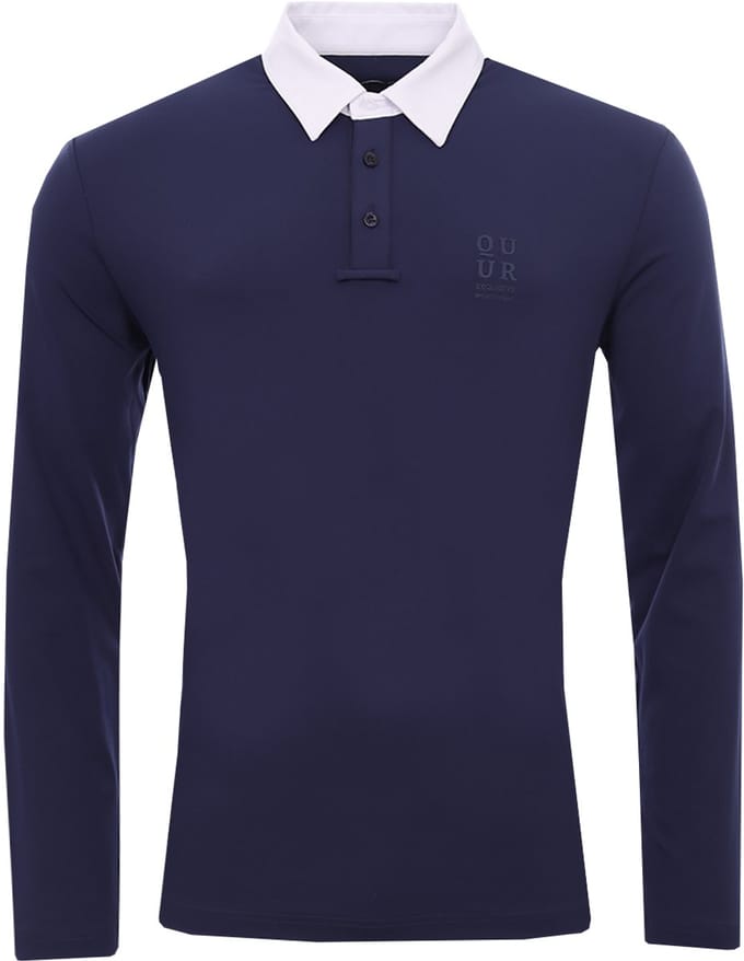 Quur Wedstrijdshirt Quur Qclassic Longsleeve Men Donkerblauw