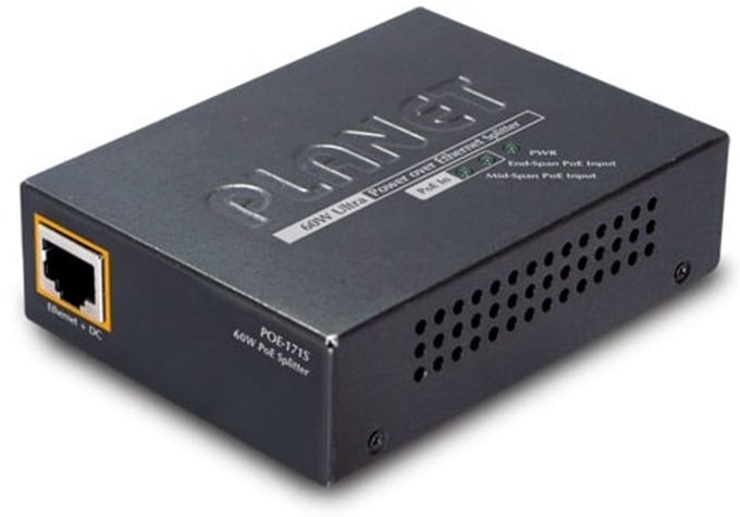 Planet Single Port 10/100/1000Mbps Ultra Poe Splitter
