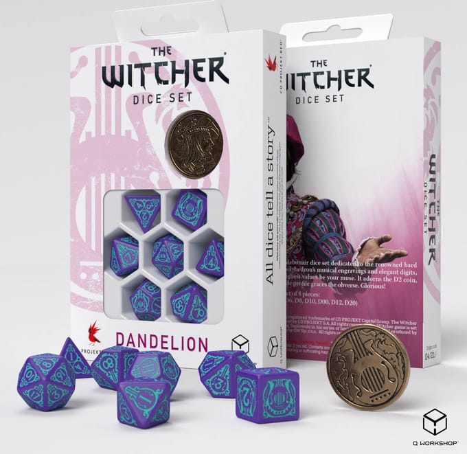 Witcher Polydice set - Dandelion, Half a century of Poetry