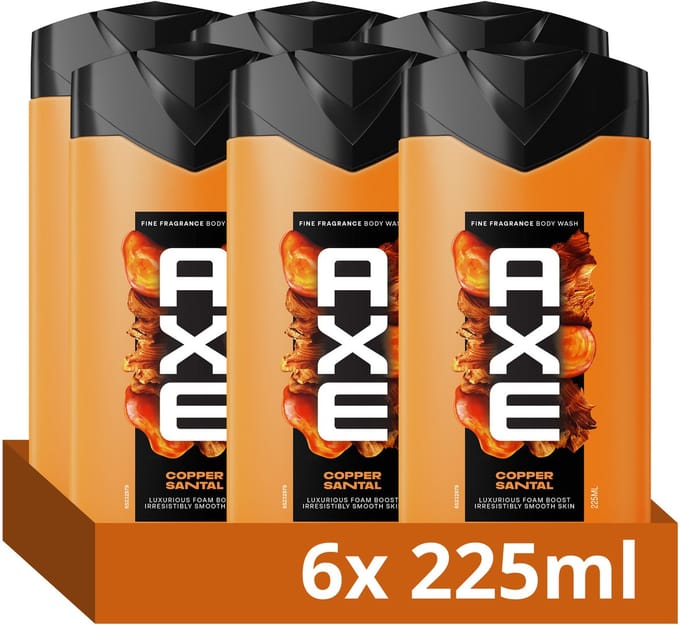 AXE - Douchegel - Fine Fragrance Collection - Copper Santal - 6 x 225 ml