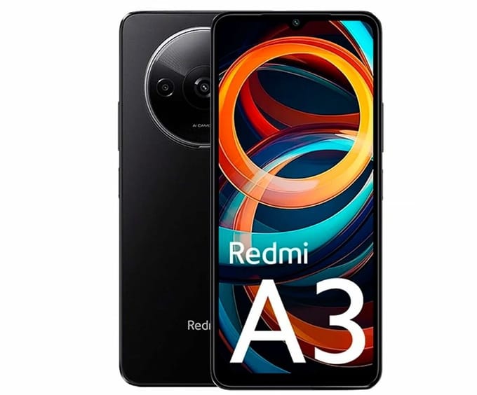 Xiaomi Redmi A3 4G 64 GB Zwart 17 cm (6.71 inch) Smartphone