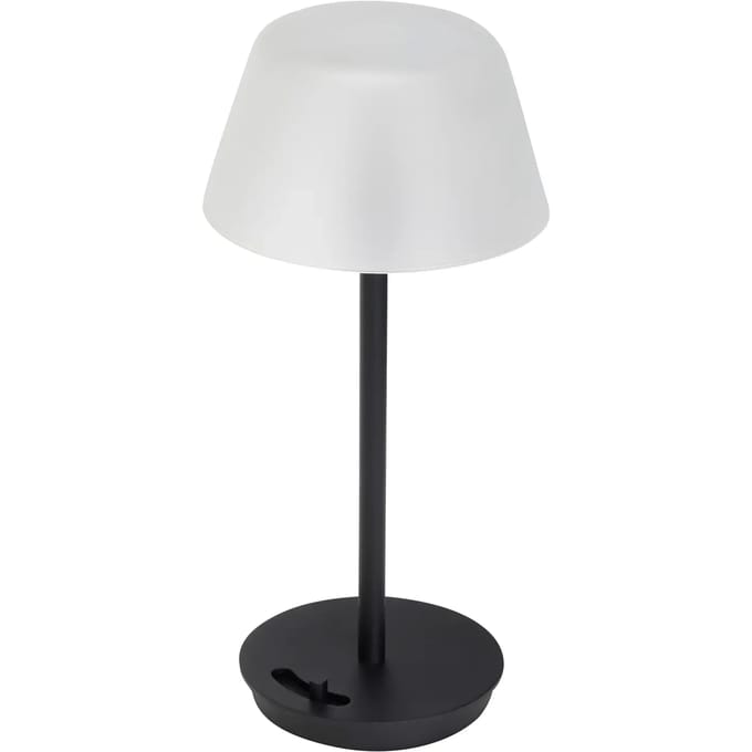 Hübsch draagbare lamp Salon zwart