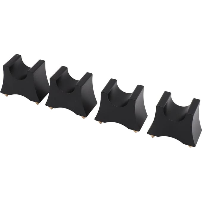 HiFi Kabel Spike Stand Schokabsorberend Verstelbare Aluminiumlegering HiFi Draad Tray Houder voor Luidspreker zwart