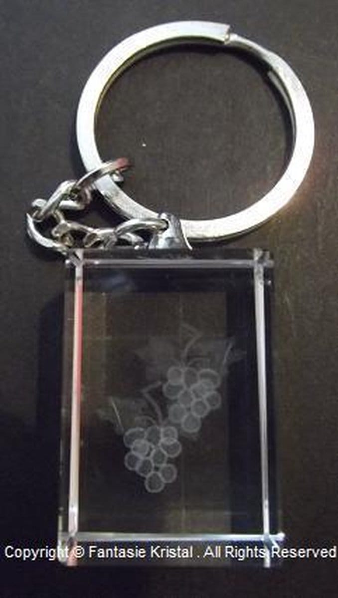Sleutelhanger laser 3D "druiven"