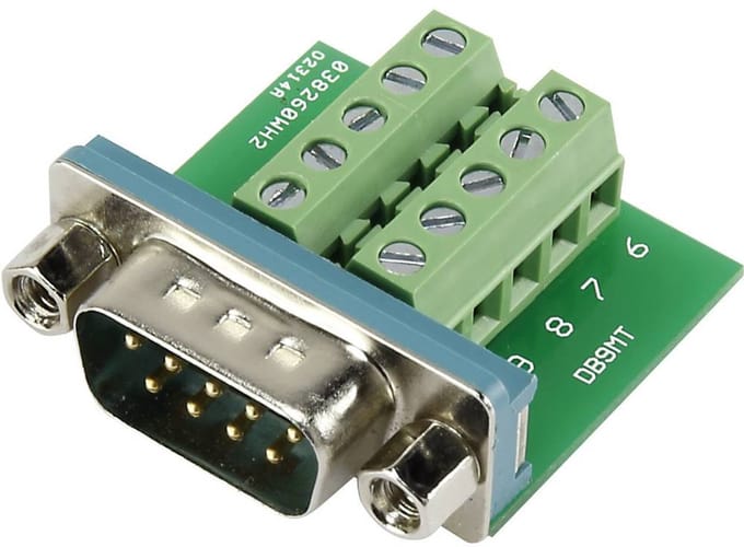 TRU COMPONENTS DSUB09M-10TB-2 1229332 D-sub stekker 90 ° Aantal polen: 9 Schroeven 1 stuk(s)