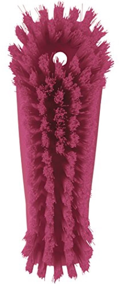 Grote Schuurborstel - Ergonomische Wasborstel met Harde Haren - 20 cm - Roze