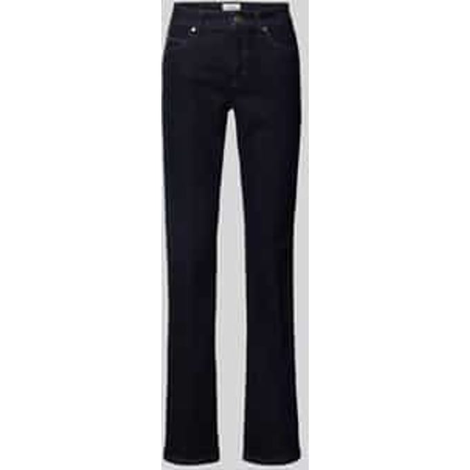 Bootcut jeans met labeldetails, model 'PARIS FLARED'