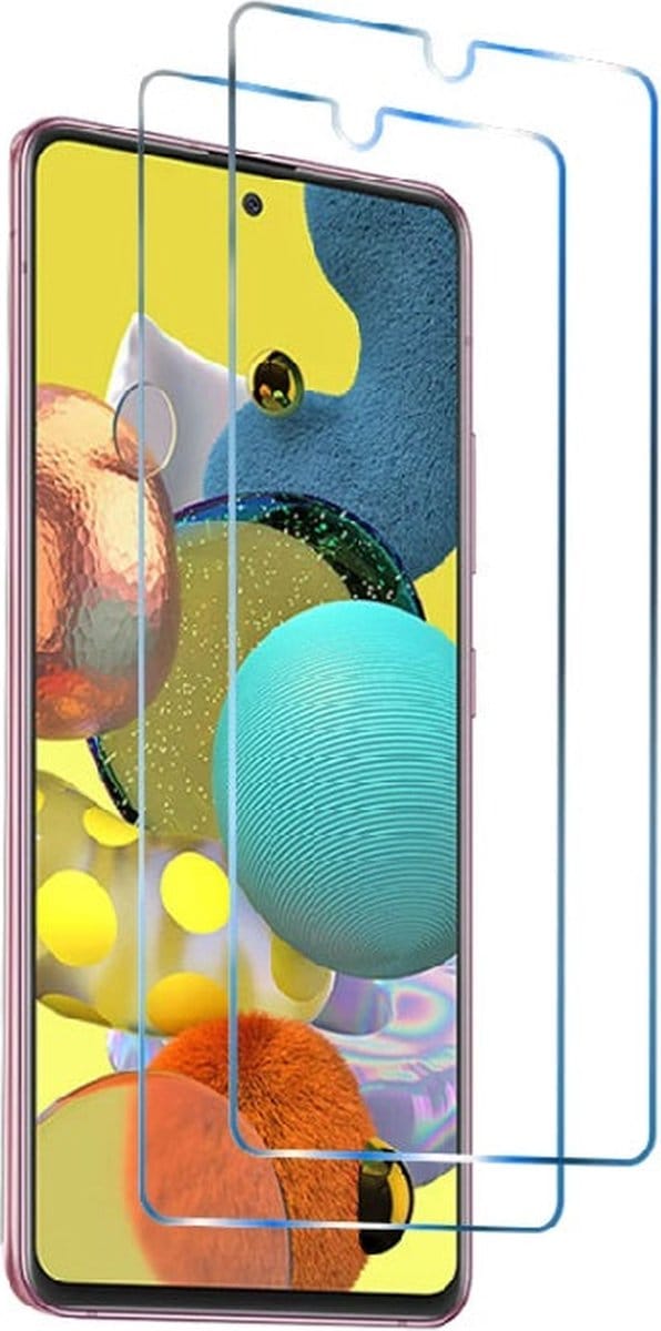 S21 screenprotector geschikt voor Samsung Galaxy S21 2 stuks - tempered glass - beschermlaag