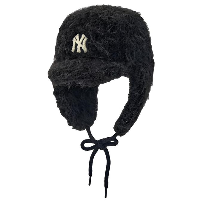 MLB Trapper Hoeden Unisex Crème/Zwart/Lichtroze Mode 3AWMB0256 57 black