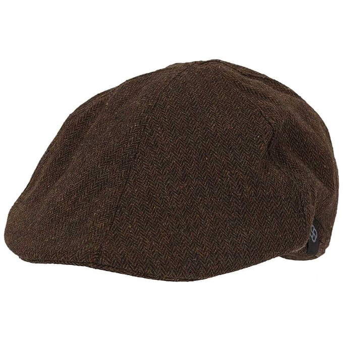 Flat caps heren - Stylish - One Size - Zwart / Zand