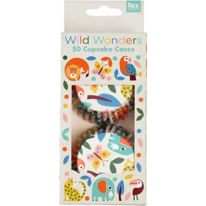 Cupcake vorm Rex London Wild Wonders (x50)