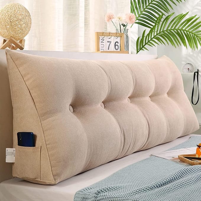 Rugsteunkussen - Leeskussen - Comfortabel Lezen - Traagschuim Vulling - 200cm - Niet gespecificeerd