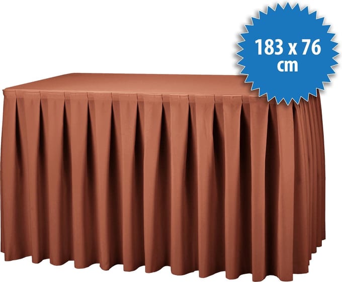 Combiskirting Boxpleat 250% - 183x76cm - Duin