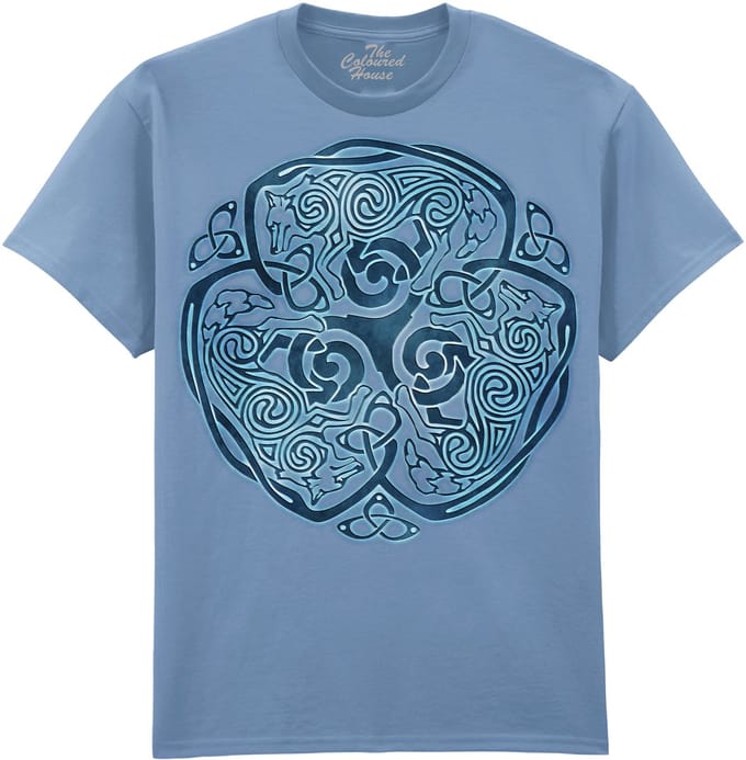 Wolf Symbol The Coloured House T-shirt M