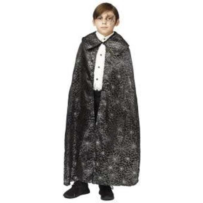 Cape Spiderweb Print M152 Feestkleding
