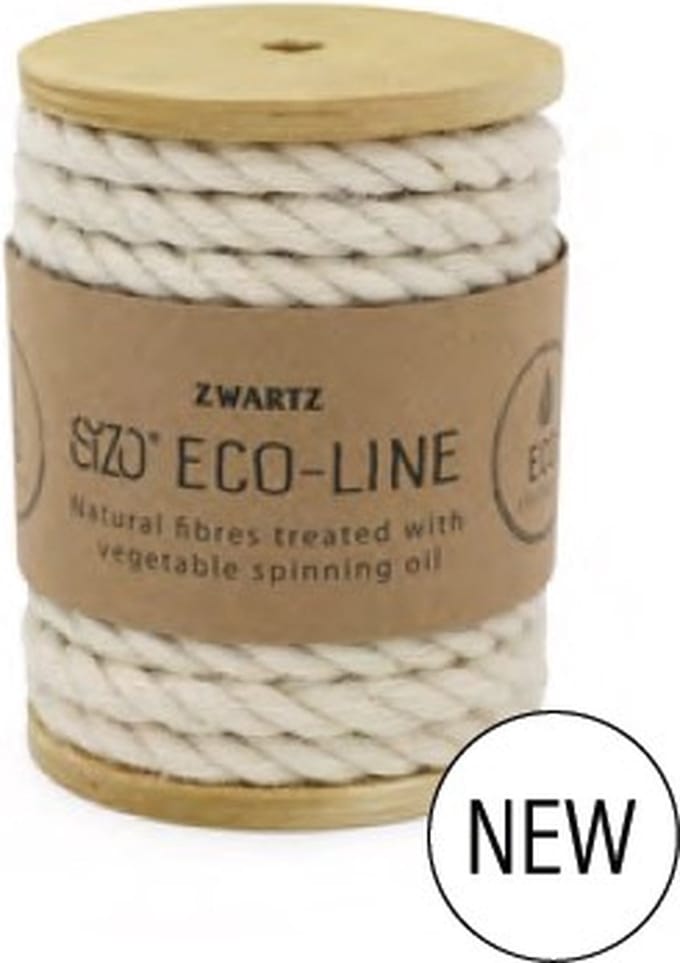 Jute Touw Koord 7mm Wit- Breedte 7mmcm - 5m lang