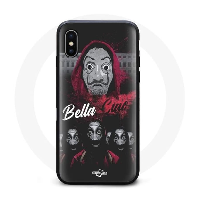 Coque - La Casa De Papel - Iphone XS Max - Souple - Noir - Design inspiré de la série
