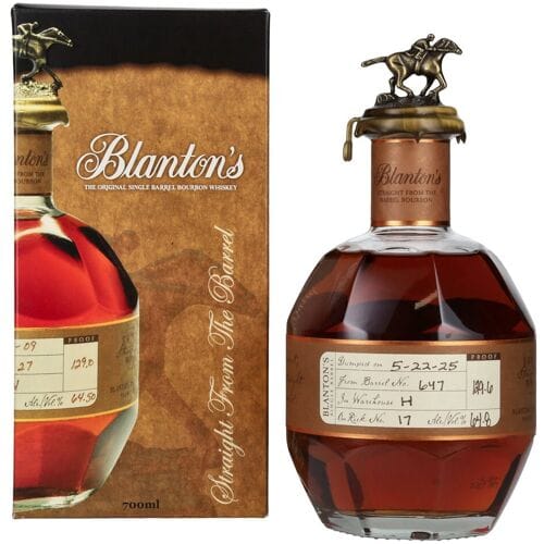 Blanton's Bourbon Blanton's STRAIGHT FROM THE BARREL BOURBON 61,6% Vol. 0,7l in geschenkverpakking
