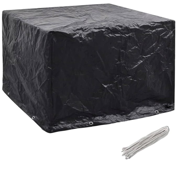 vidaXL - Tuinmeubelhoezen - 2 - st - 8 - ogen - 122x112x98 - cm