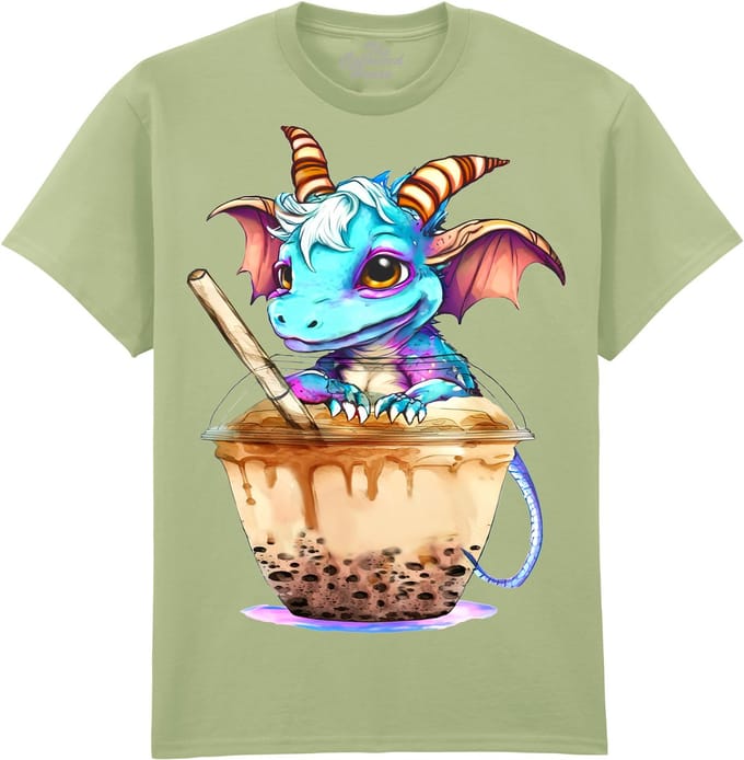 Draak Boba Tea Dragon The Coloured House T-shirt S
