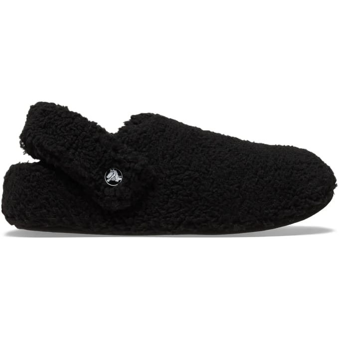 Crocs Classic Cozzzy Slipper Polyester Dames Zwarte Slippers