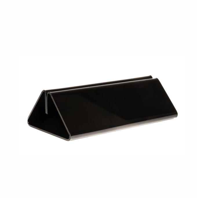 14,8cm - Glanzend Zwarte Menukaarthouder / Houder / Standaard - Type: GZ-148-M