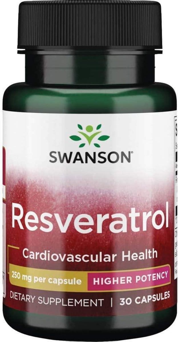 Ultra Resveratrol - Swanson - Polygonum cuspidatum-wortelextract - 250mg - Vegan - 30 Capsules