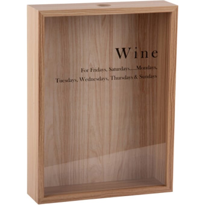 Present Time - Wine Momentum Box - Licht hout