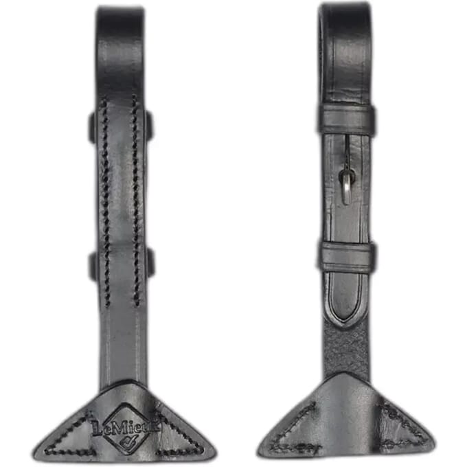 LeMieux Ergo Grip Rubber Teugels Full Zwart
