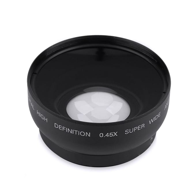 52mm 0.45X Groothoek Universele Conversie Macro Lens voor DSLR's en Digitale Camera's gray
