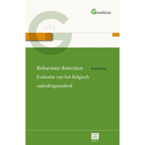 Behaviour Detection - Gandaius Meesterlijk - Bo De Clercq