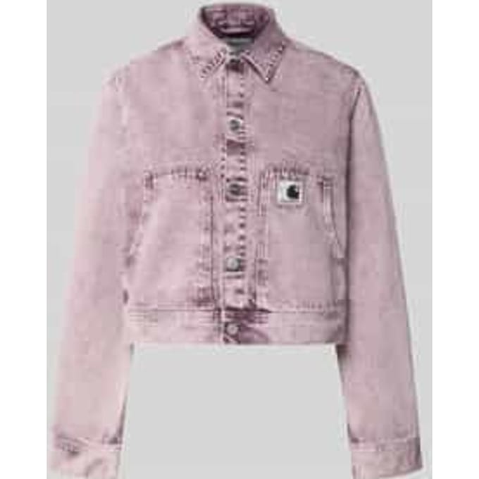 regular fit jeansjack met logopatch model 'Arca'