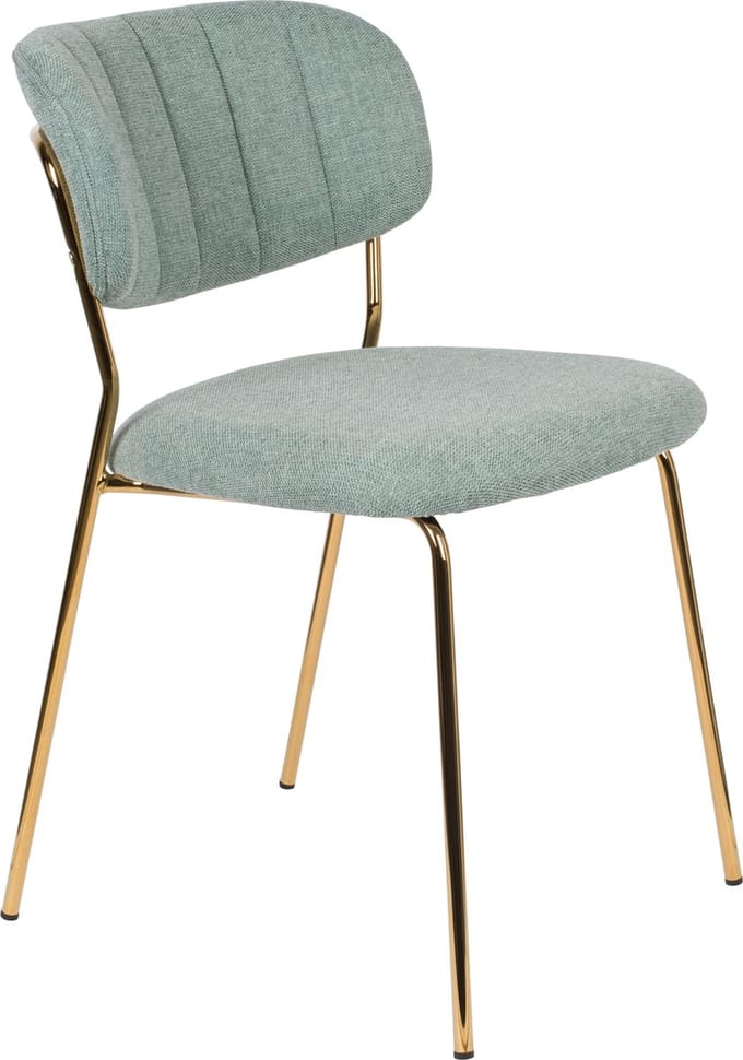 ANLI STYLE Chair Jolien Gold/Light Green