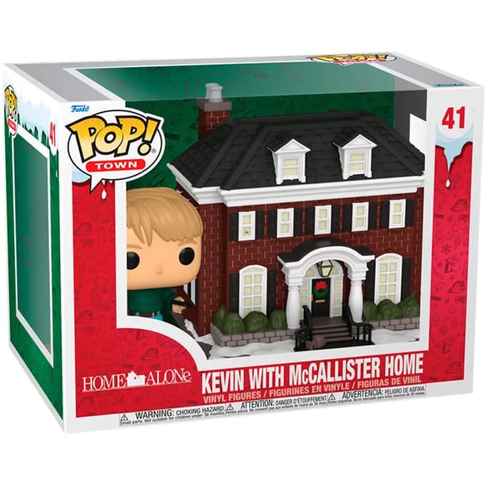 Beeldje Funko POP Town Home Alone Kevin with McCallister Home